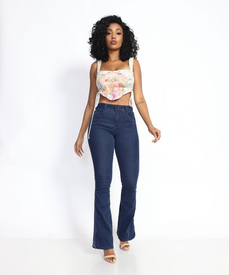 Calça jeans biotipo sales flare