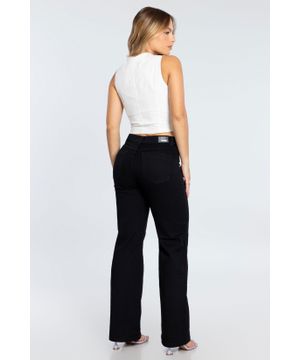 CALÇA BIOTIPO SARJA FEMININA WIDE LEG PETIT REF.30517